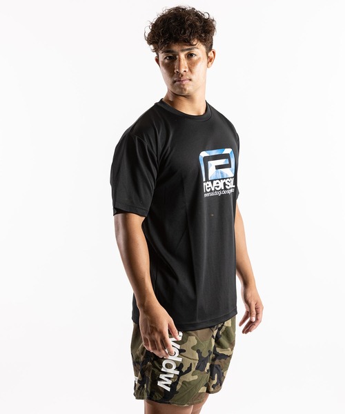 reversal.dogi.design.works(リバーサル・ドーギ・デザイン・ワークス)の「<reversal/リバーサル>Warfield BIG MARK SCOTTLAND DRY TEE(Tシャツ/カットソー・メンズ・ブラック・MEDIUM/LARGE/X-LARGE/XX-LARGE)」の4枚目の写真