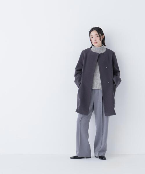 NATURAL BEAUTY BASIC（ナチュラルビューティーベーシック）の「◇ロールネックニットプルオーバー（ニット/セーター・レディース・ラベンダー/グレー/オフホワイト・FREE）」の17枚目の写真