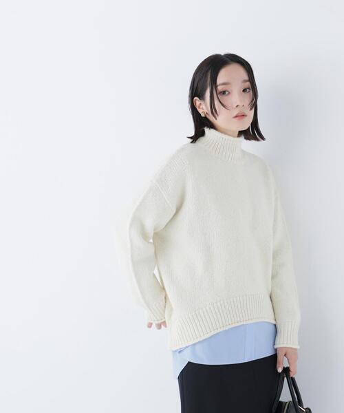 ◇ロールネックニットプルオーバー（ニット/セーター）｜NATURAL