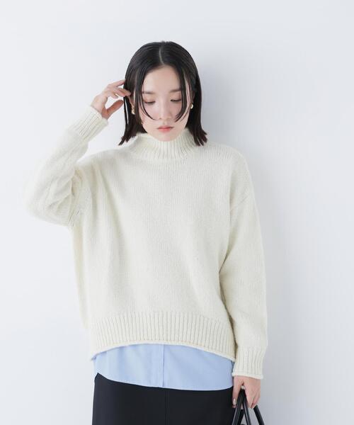 ◇ロールネックニットプルオーバー（ニット/セーター）｜NATURAL