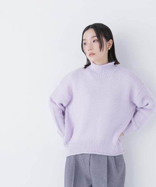 ◇ロールネックニットプルオーバー（ニット/セーター）｜NATURAL