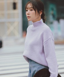 NATURAL BEAUTY BASIC | ◇ロールネックニットプルオーバー(ニット/セーター)