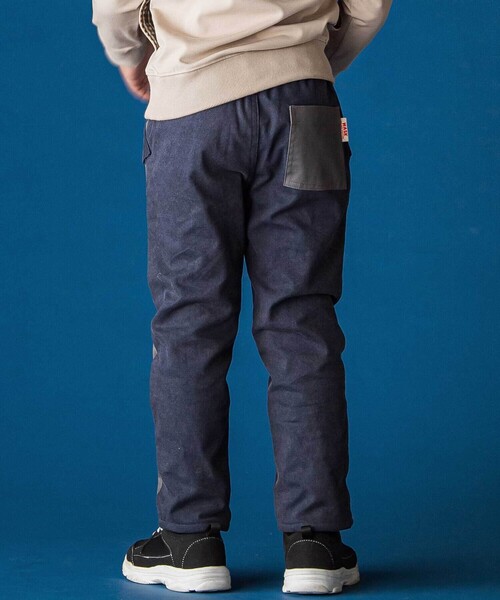 WASK（ワスク）の「サイド切り替えストレッチトレートパンツ（その他パンツ・キッズ・ネイビー/グリーン・140cm/150cm/130cm/160cm）」の5枚目の写真