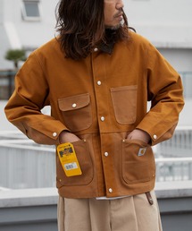 THRIFTY LOOK（スリフティールック）の「THRIFTY LOOK/スリフティールック US CARHARTT FILM COVERALL ダック生地 コーデュロイ カバーオール（カバーオール）」