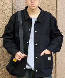 Carhartt ブラック カバーオール Carhartt カバーオール ダックデトロイトジャケット メンズ レディース