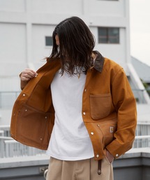 THRIFTY LOOK（スリフティールック）の「THRIFTY LOOK/スリフティールック US CARHARTT FILM COVERALL ダック生地 コーデュロイ カバーオール ダックジャケット ワークジャケット 2026年春夏（カバーオール）」