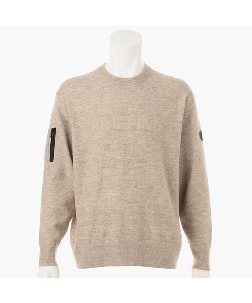 【BRIEFING GOLF／ブリーフィングゴルフ】CE MS MILITARY CREWNECK KNIT