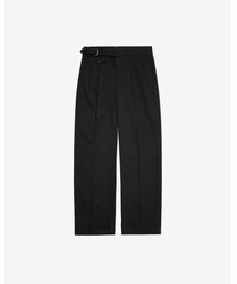 Two Pleats Side Trousers (Black)