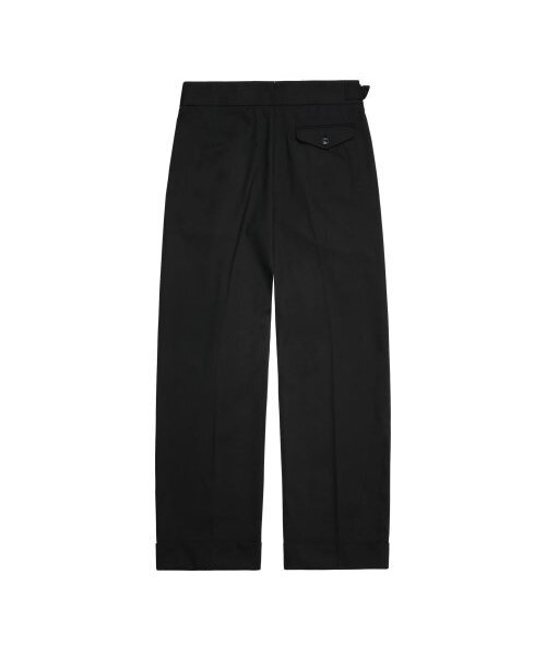 sortie(ソルティ)の「Two Pleats Side Trousers (Black)(その他パンツ・メンズ・その他・LARGE/MEDIUM/SMALL)」の2枚目の写真
