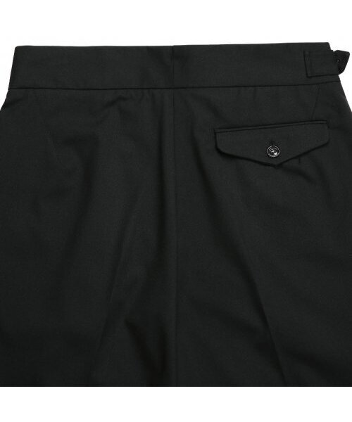 sortie(ソルティ)の「Two Pleats Side Trousers (Black)(その他パンツ・メンズ・その他・LARGE/MEDIUM/SMALL)」の4枚目の写真