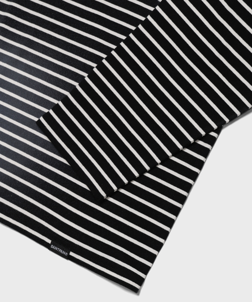 SAINTPAIN(セイントペイン)の「SP ウォッシングストライプロングスリーブブラック(Tシャツ/カットソー・メンズ・その他・MEDIUM/LARGE)」の4枚目の写真