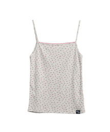 Floral lace sleeveless top - Ivory