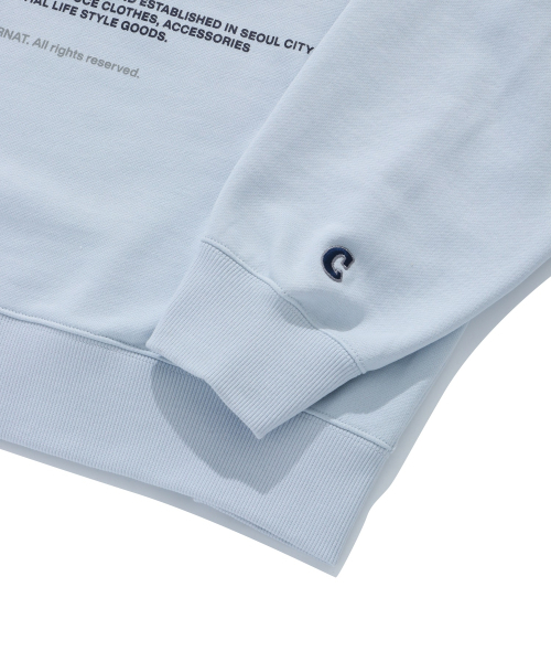 COVERNAT(カバーナット)の「ボーダーコリー フォト スウェット ライトブルー(スウェット・レディース・その他・LARGE/MEDIUM/SMALL/X-LARGE)」の5枚目の写真