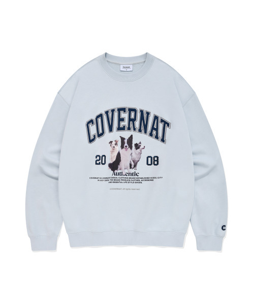 COVERNAT(カバーナット)の「ボーダーコリー フォト スウェット ライトブルー(スウェット・レディース・その他・LARGE/MEDIUM/SMALL/X-LARGE)」の9枚目の写真