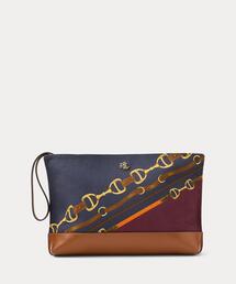 LAUREN RALPH LAUREN（ローレン ラルフ ローレン）の「ベルティングプリント キャンバス ラージ ポーチ（ポーチ）」