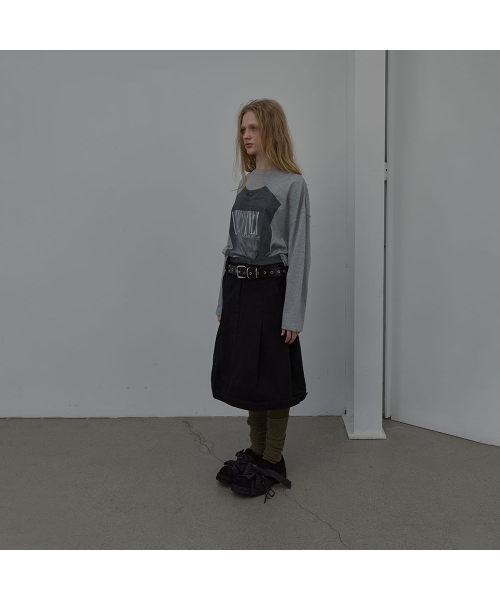 LCDC TM（エルシーディーシーティーエム）の「COTTON TAILORED MIDI SKIRT (BLACK)（スカート・レディース・その他・MEDIUM/SMALL）」の6枚目の写真
