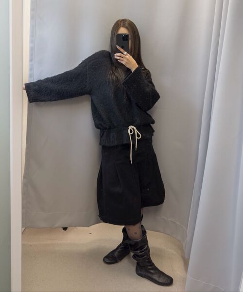 LCDC TM（エルシーディーシーティーエム）の「COTTON TAILORED MIDI SKIRT (BLACK)（スカート・レディース・その他・MEDIUM/SMALL）」の5枚目の写真