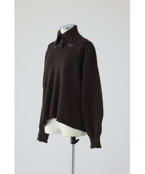 RIM.ARK（リムアーク）の「Toggle motif knit tops トグルモチーフ