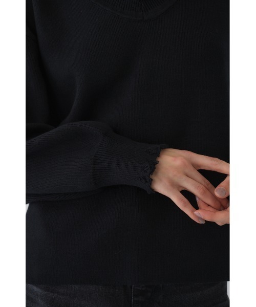 RIM.ARK（リムアーク）の「Toggle motif knit tops トグルモチーフ