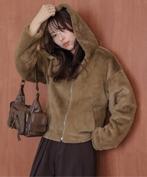 エコファー ジップパーカー