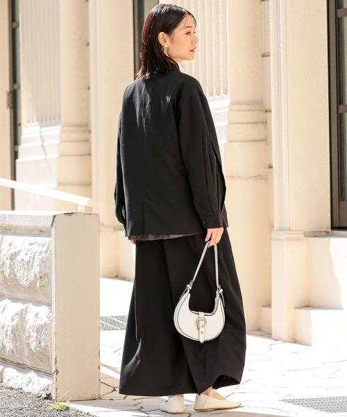 n'OrLABEL(ノアールレーベル)の「【セットアップ対応】『袖タックテーラードジャケット』(テーラードジャケット・レディース・ブラック/グレー・1/2)」の15枚目の写真