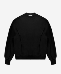 BLR（ビーエルアール）の「Over-fit Raw-cutted Line Sweatshirts（スウェット）」