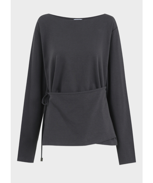 MICANE(ミケーネ)の「レミラップストリングT(Tシャツ/カットソー・レディース・ブラック/チャコール・X-LARGE/SMALL/MEDIUM/LARGE)」の11枚目の写真