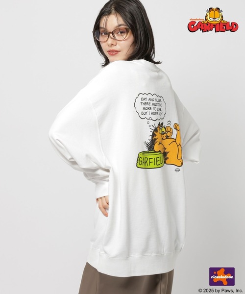 Garfield(ガーフィールド)】CHARACTER PRINT SWEATSHIRT（Tシャツ