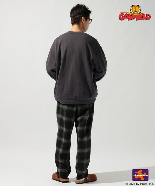 niko and...（ニコアンド）の「【Garfield(ガーフィールド)】CHARACTER PRINT SWEATSHIRT（Tシャツ/カットソー・メンズ・オフホワイト/グリーン/チャコール・LARGE/MEDIUM）」の20枚目の写真