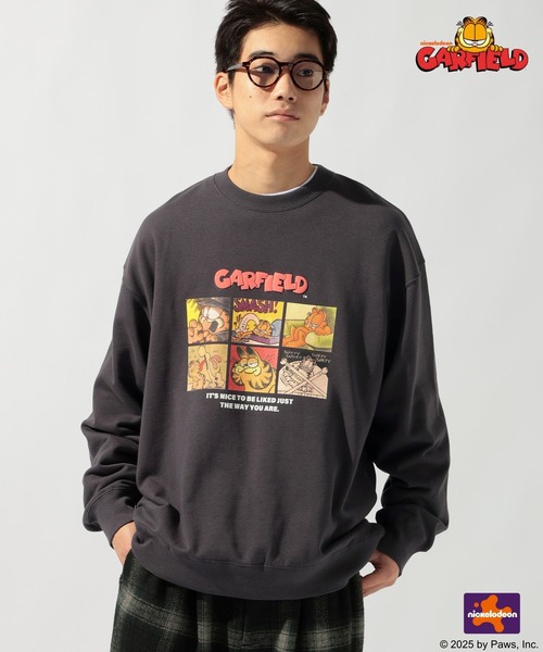 Naked Golf Garfield Nickelodeon スウェット 黒 SEQUENZ