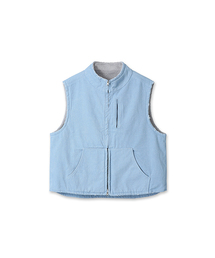 9999ARCHIVE（9999アーカイブ）の「Vintage Reversible Oxford Vest（ベスト）」
