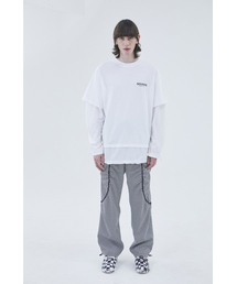 オーバーサイズレイヤードTシャツ