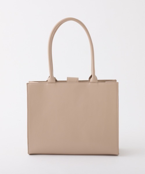 one after another NICE CLAUP（ワンアフターアナザーナイスクラップ）の「【WEB限定】NCエンボストートバッグ/A4サイズ対応（トートバッグ・レディース・ライトピンク/ブラック/アイボリー/ベージュ・FREE）」の12枚目の写真