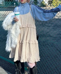Alley Tokyo（アリートーキョー）の「フリルティアードキャミワンピミニ（ワンピース）」