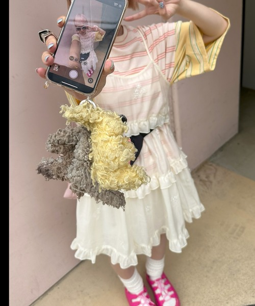 Alley Tokyo(アリートーキョー)の「フリルティアードキャミワンピミニ(ワンピース・レディース・オフホワイト/イエロー/ホワイト/ピンク/ライム/ブラック系その他/ホワイト系その他/ホワイト系1/ブラック系/アイボリー・FREE)」の19枚目の写真