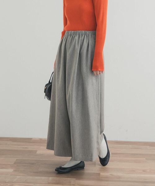 URBAN RESEARCH DOORS（アーバンリサーチドアーズ）の「9分丈ワイドギャザーパンツ（その他パンツ・レディース・ブラック/ベージュ系その他・FREE）」の7枚目の写真