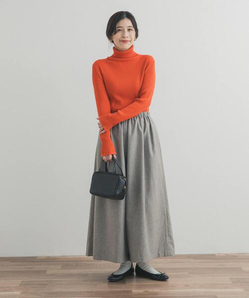 URBAN RESEARCH DOORS（アーバンリサーチドアーズ）の「9分丈ワイドギャザーパンツ（その他パンツ・レディース・ブラック/ベージュ系その他・FREE）」の8枚目の写真