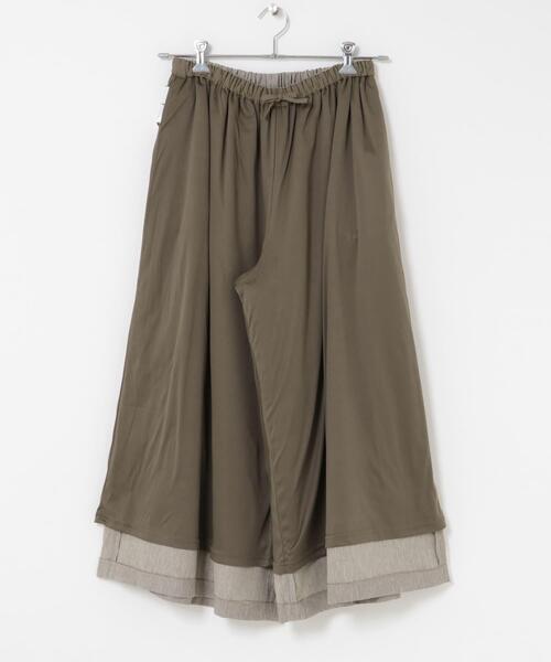 URBAN RESEARCH DOORS（アーバンリサーチドアーズ）の「9分丈ワイドギャザーパンツ（その他パンツ・レディース・ブラック/ベージュ系その他・FREE）」の15枚目の写真