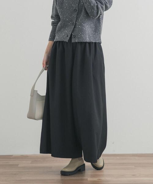 URBAN RESEARCH DOORS（アーバンリサーチドアーズ）の「9分丈ワイドギャザーパンツ（その他パンツ・レディース・ブラック/ベージュ系その他・FREE）」の19枚目の写真