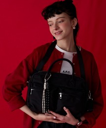 BONLECILL Marche（ボンルシールマルシェ）の「【BONLECILL Marche】2wayカラビナコード付きユーティリティボストンバッグ（ボストンバッグ）」