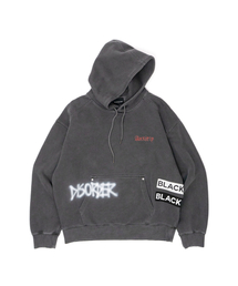 BLACK BLOND（ブラック ブロンド）の「ビビディエンザイアティディスオーダーピグメントフードパーカー（チャコール）（パーカー）」