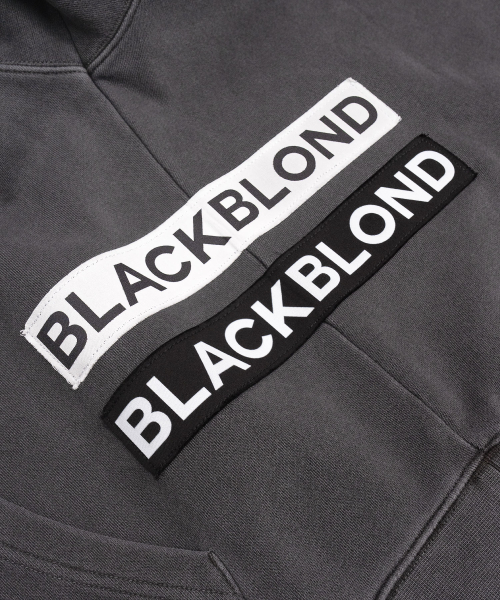 BLACK BLOND(ブラック ブロンド)の「ビビディエンザイアティディスオーダーピグメントフードパーカー(チャコール)(パーカー・レディース・その他・LARGE/MEDIUM)」の6枚目の写真