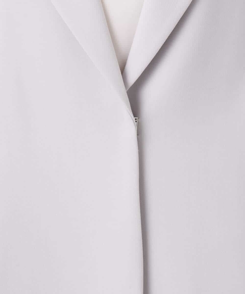 MK MICHEL KLEIN（エムケーミッシェルクラン）の「ライトダブルクロスチェスターコート/洗える（チェスターコート・レディース・ライトグレー/ネイビー・38）」の14枚目の写真