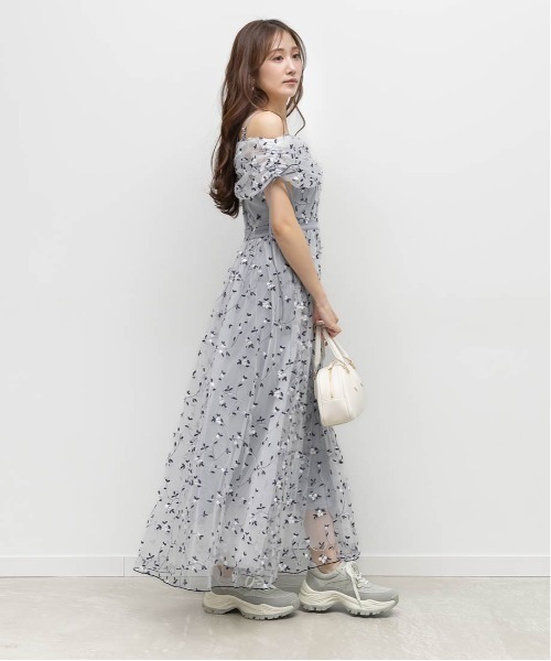 RANDA(ランダ)の「2WAY チャーム付きツイードスニーカー(スニーカー・レディース・ピンク/グレー/アイボリー・L/LL/M/S)」の13枚目の写真