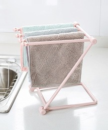 Ein（アイン）の「Ein/タオル コップ 水切り 折りたたみ キッチンラック（キッチン収納）」