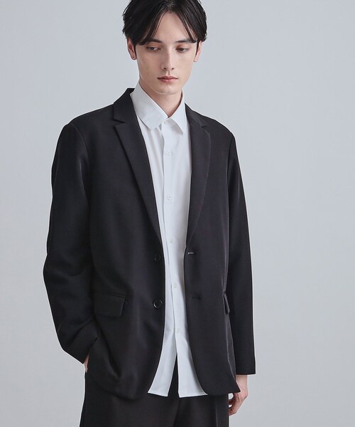 tk.TAKEO KIKUCHI（ティーケータケオキクチ）の「【セットアップ対応】360度ストレッチテーラードジャケット（テーラードジャケット・メンズ・ブルー/ブラック/ライトグレー・01/02/03）」の11枚目の写真