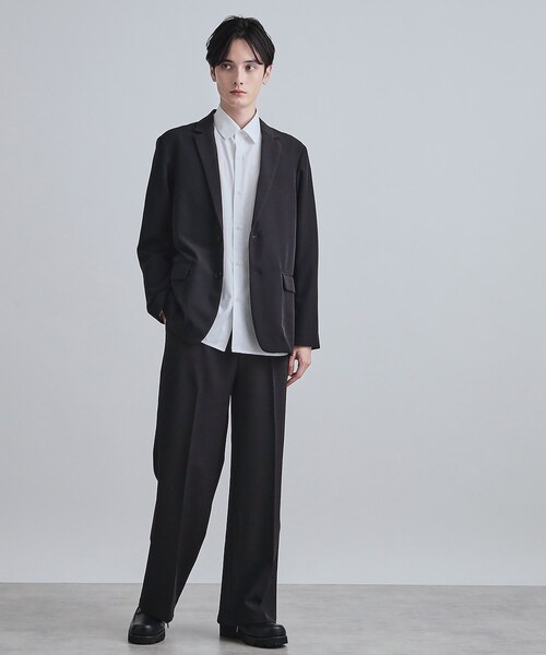 tk.TAKEO KIKUCHI（ティーケータケオキクチ）の「【セットアップ対応】360度ストレッチテーラードジャケット（テーラードジャケット・メンズ・ブルー/ブラック/ライトグレー・01/02/03）」の12枚目の写真