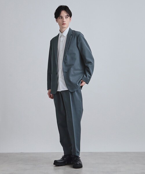 tk.TAKEO KIKUCHI（ティーケータケオキクチ）の「【セットアップ対応】360度ストレッチテーラードジャケット（テーラードジャケット・メンズ・ブルー/ブラック/ライトグレー・01/02/03）」の17枚目の写真