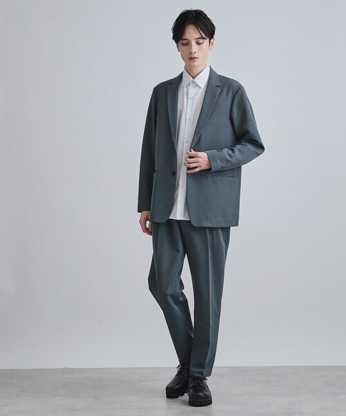 tk.TAKEO KIKUCHI（ティーケータケオキクチ）の「【セットアップ対応】360度ストレッチテーラードジャケット（テーラードジャケット・メンズ・ブルー/ブラック/ライトグレー・01/02/03）」の18枚目の写真