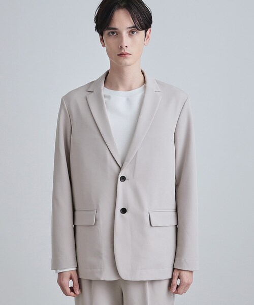 tk.TAKEO KIKUCHI（ティーケータケオキクチ）の「【セットアップ対応】360度ストレッチテーラードジャケット（テーラードジャケット・メンズ・ブルー/ブラック/ライトグレー・01/02/03）」の20枚目の写真